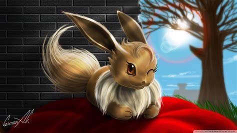 1920x1080 hd pokemon wallpaper eevee.